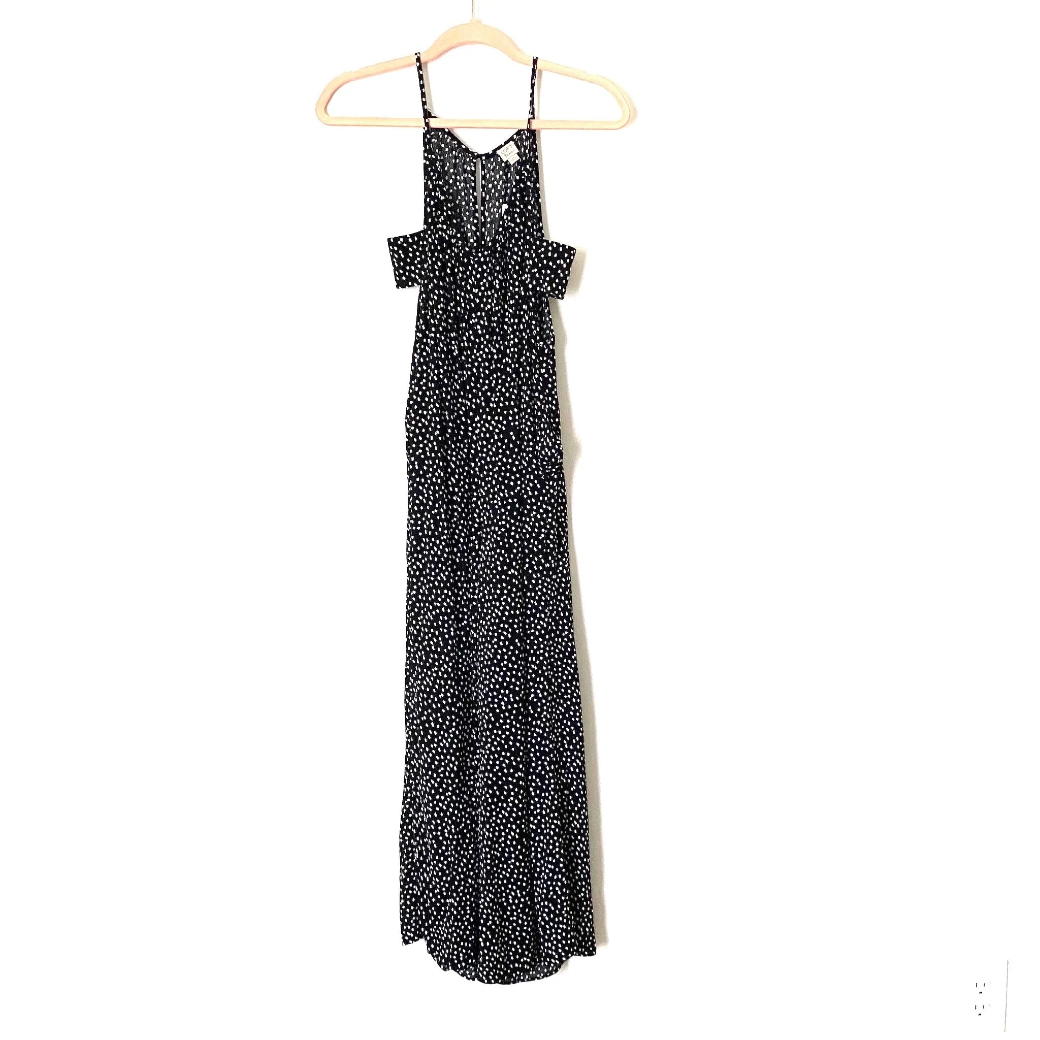 LOFT Beach Flecked Wide Leg Side Cut Out Jumpsuit NWT- Size XS (sold out online)