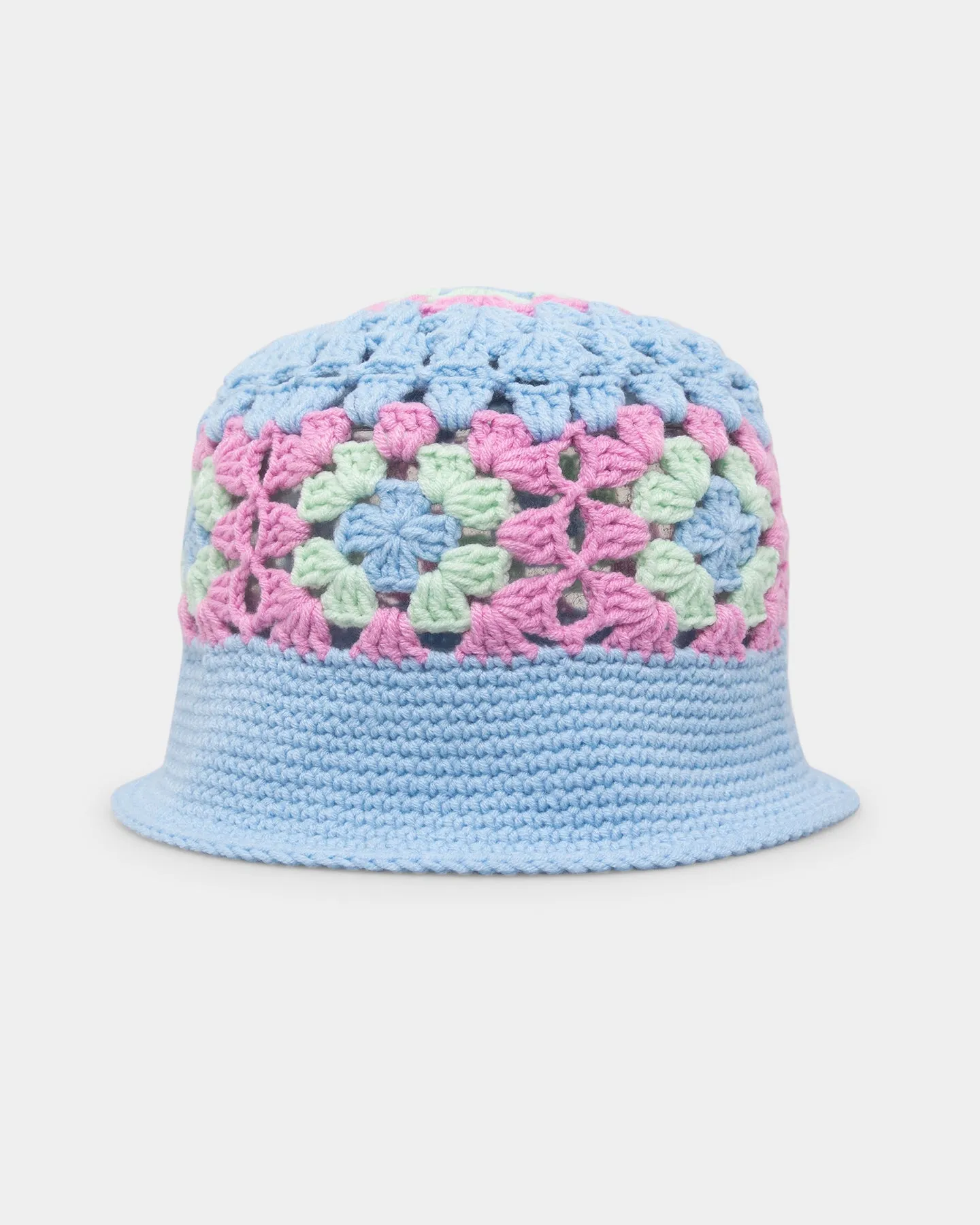 Loiter Crochet Bucket Hat Multi Pastel