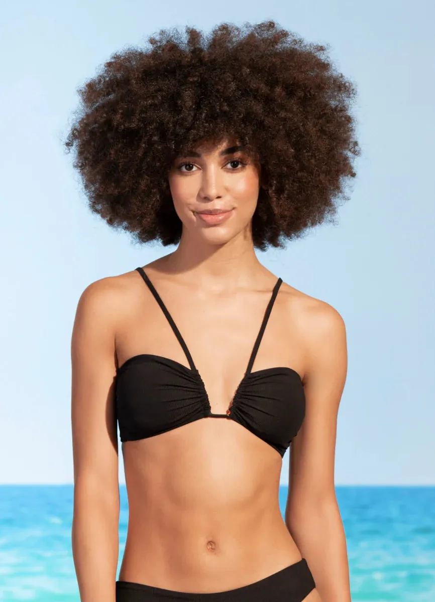 Maaji Onyx Ursule V Wire Bandeau Bikini Top