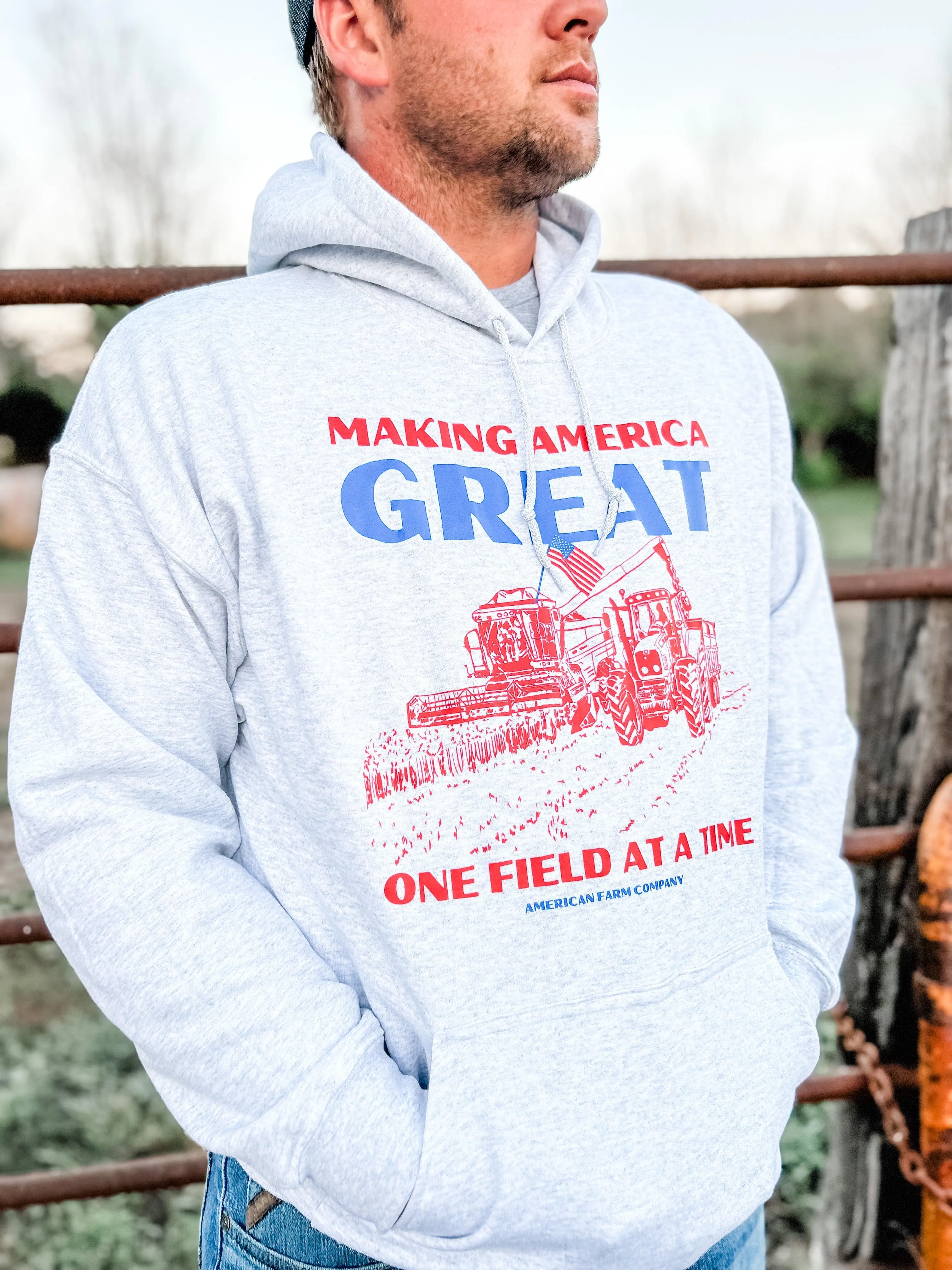 Making America Great, One Field at a Time Hoodie