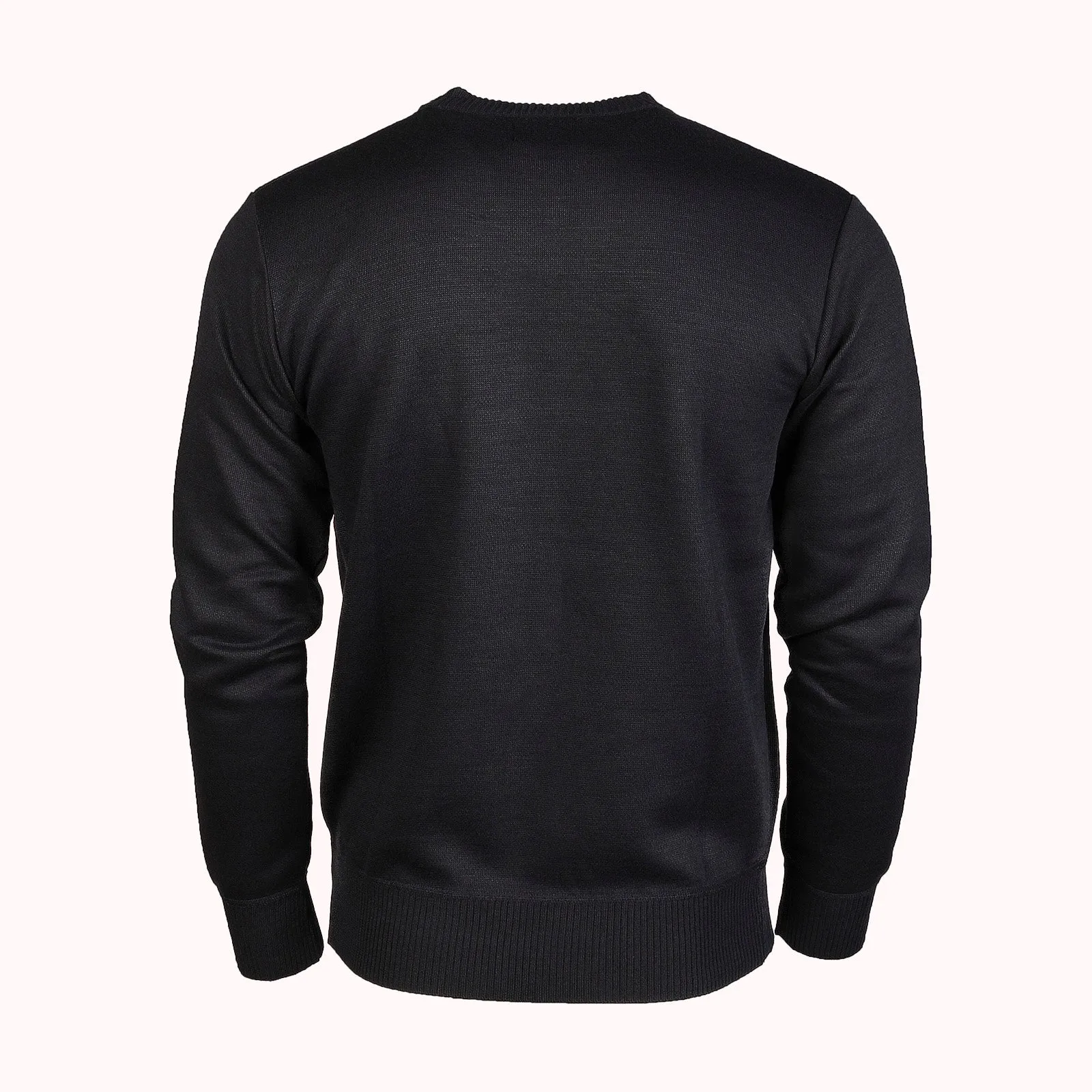 Men's Ballantrae Thistle Jumper  Navy