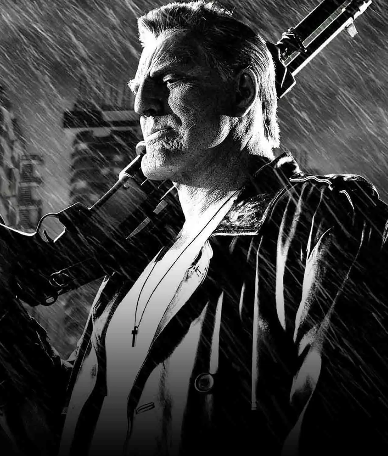 Men's Trench Coat | Mickey Rourke Sin City Leather Jacket