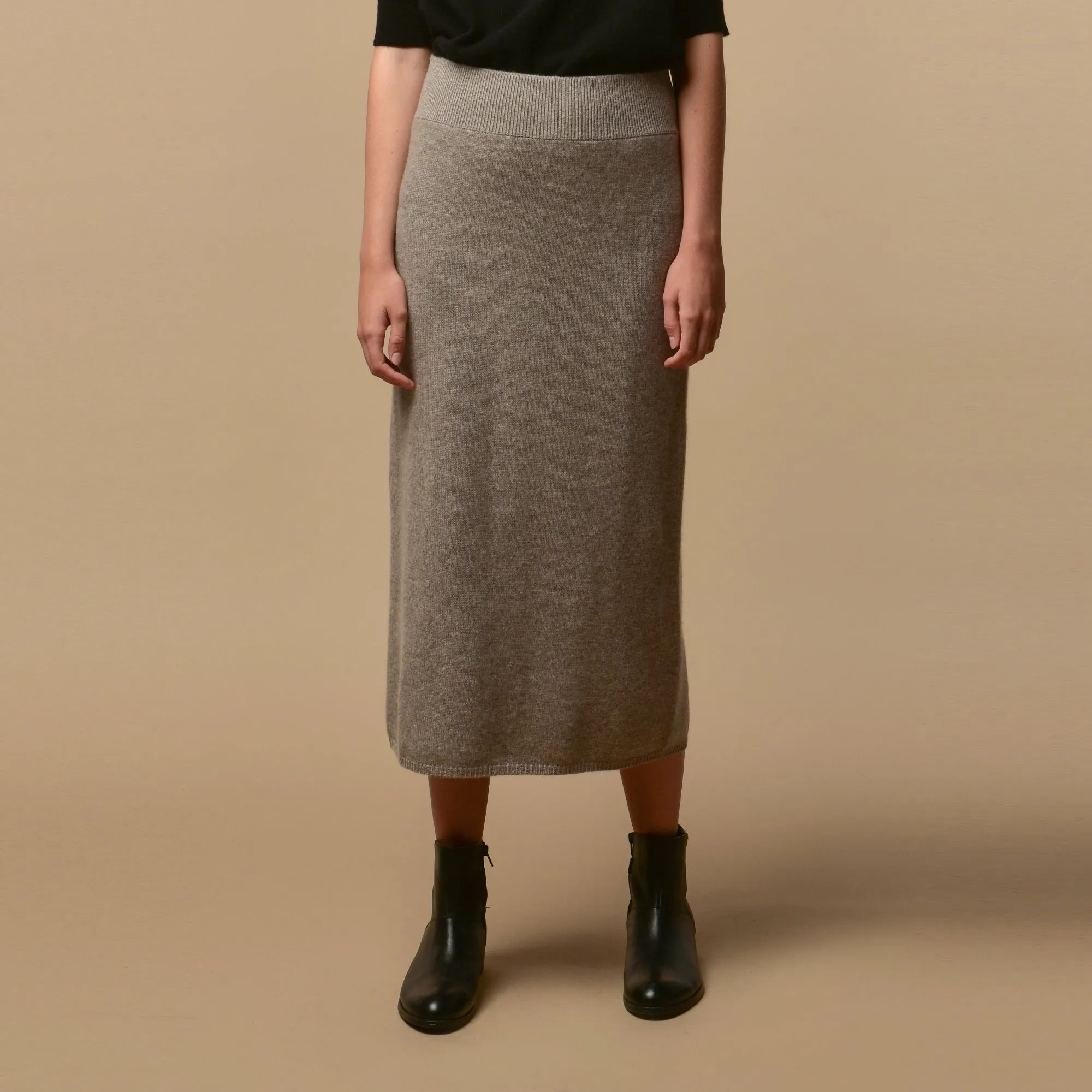 Midi Skirt_Beige