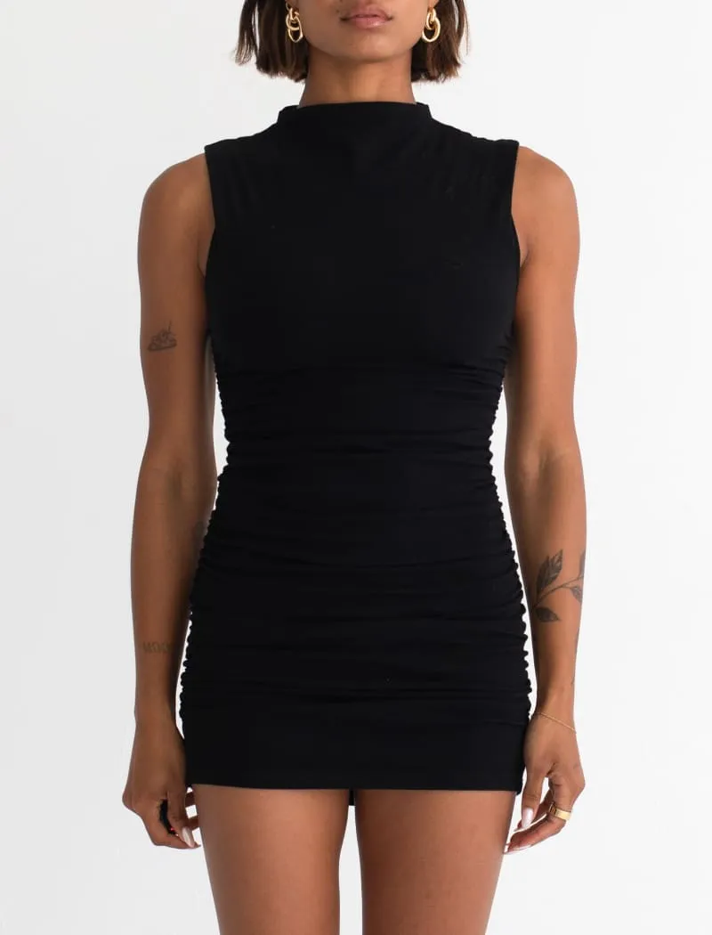 Minimalist Mini Dress | Black