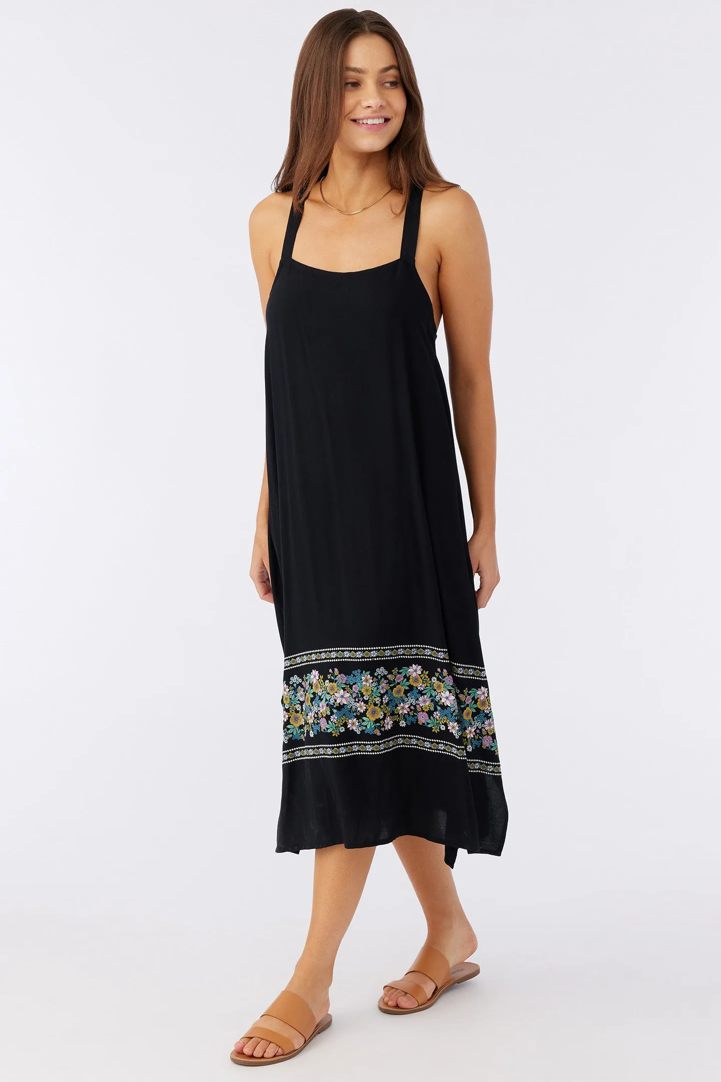 MIRANDA BORDER MIDI COVER UP DRESS