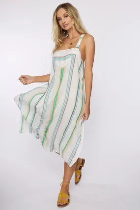 MIRANDA STRIPE DRESS COVER-UP