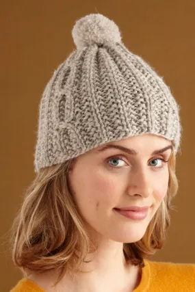 Mistake Stitch Cable Hat Pattern (Knit)