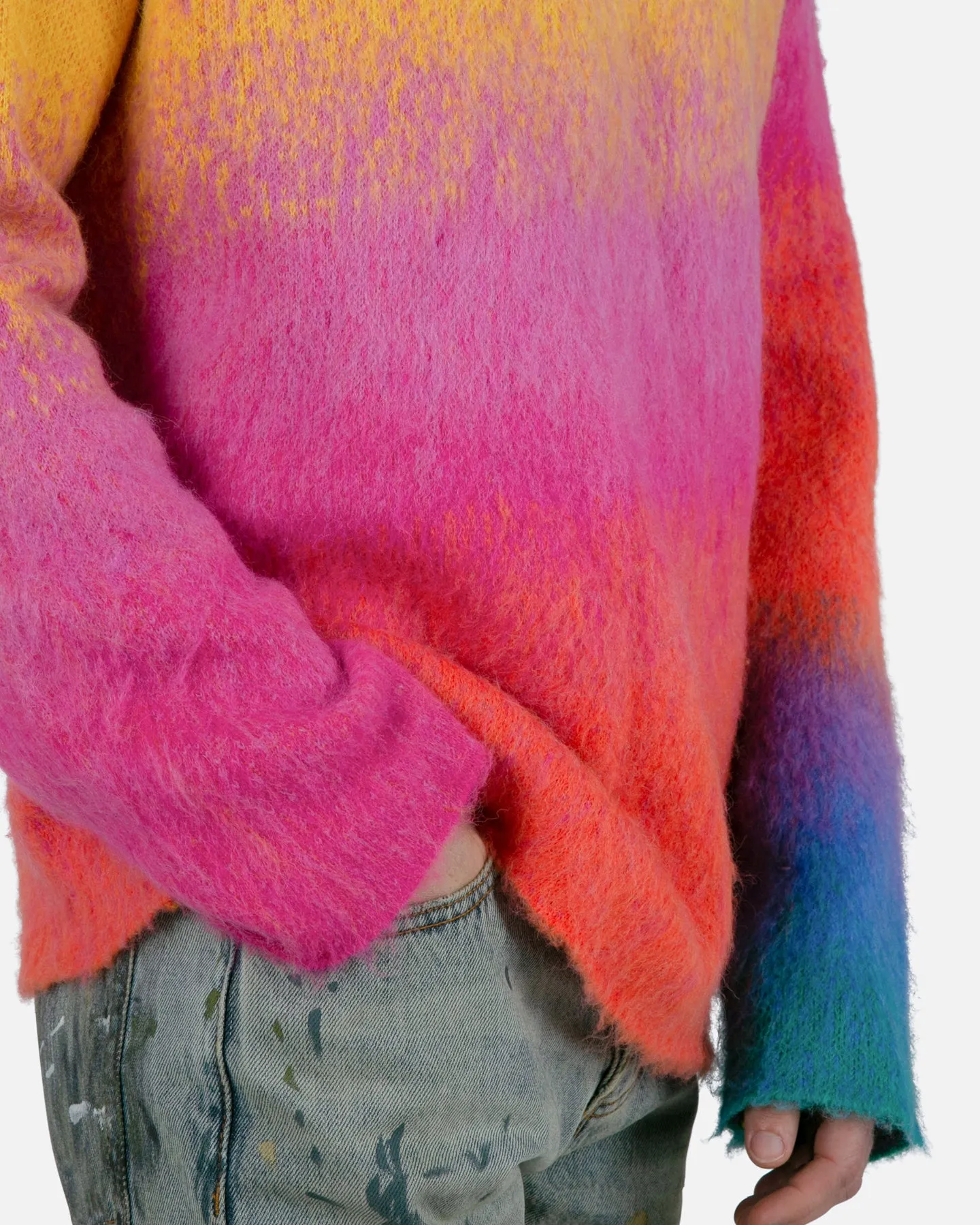 MNML Brushed Gradient Sweater Multi-Coloured