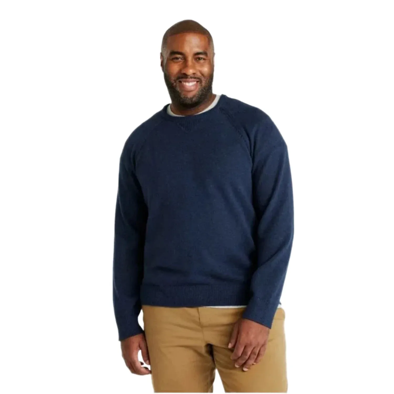 M's Wicked Soft Cotton/Cashmere Crewneck Sweater