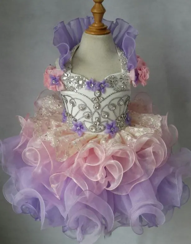 Nations Toddler Illusion Cupcake Pageant Dress 1-4T custom