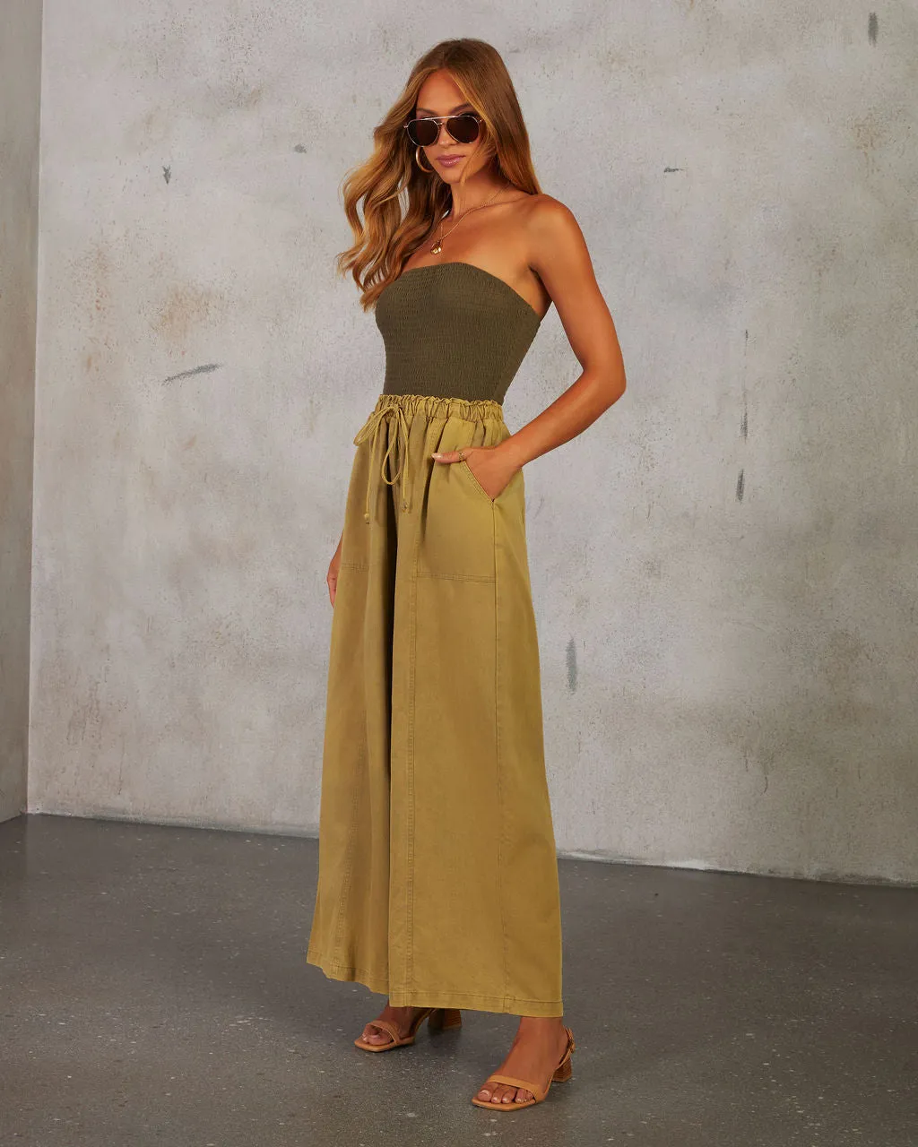 Never Better Strapless Jumpsuit