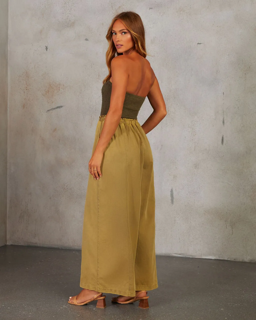 Never Better Strapless Jumpsuit