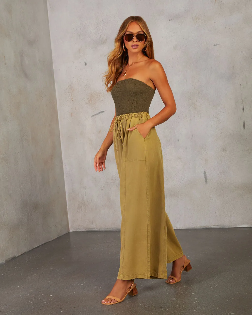 Never Better Strapless Jumpsuit