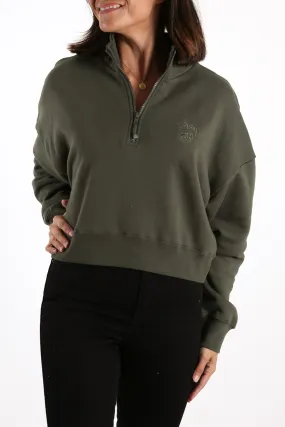 Newport 1/4 Zip Fleece Flight Green