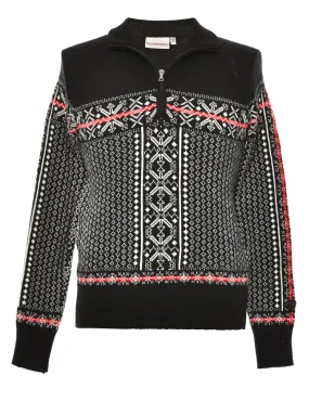 Nordic Black Jumper - S