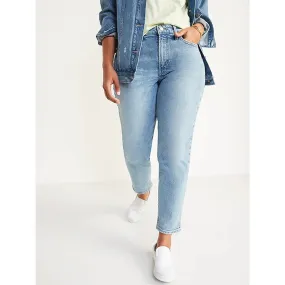 ON High Waisted Mom Straight Jeans