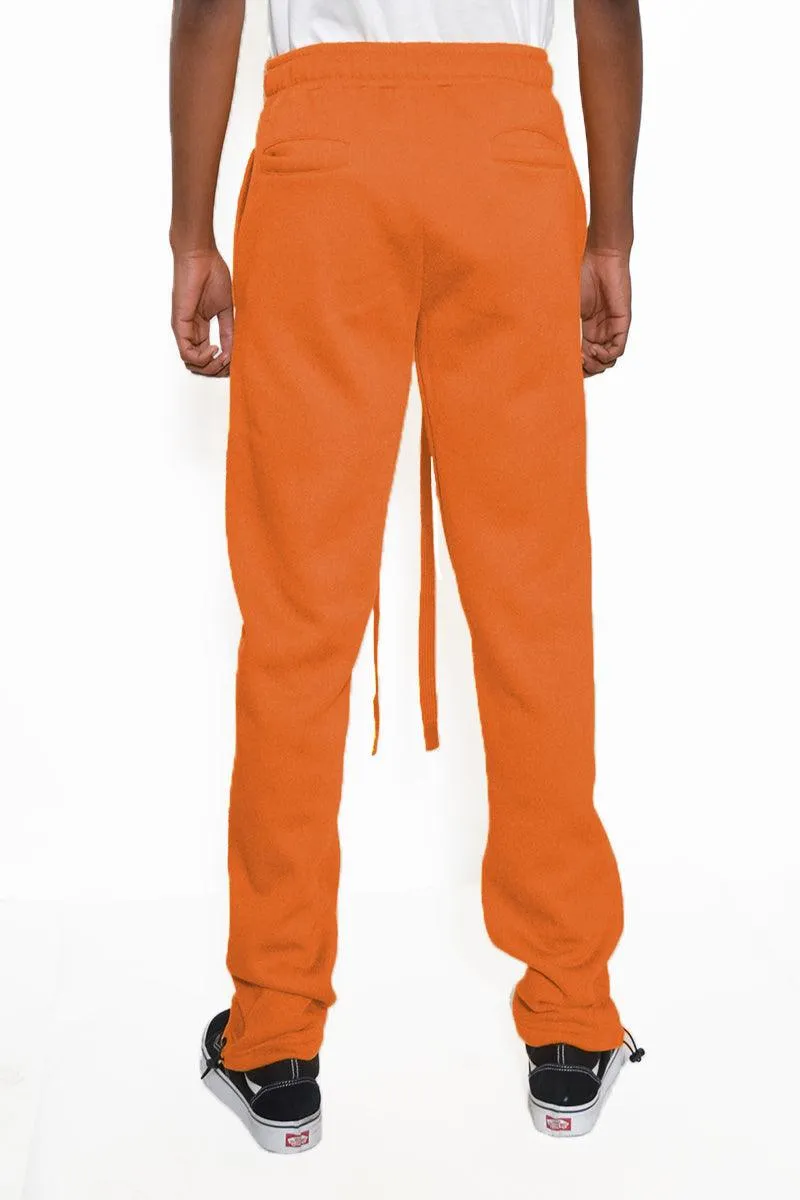 Orange Tshirt Ankle Toggle Sweatpants Set