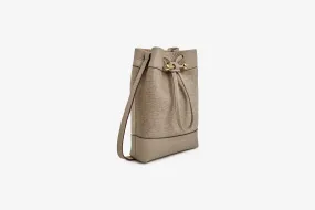 Osette Midi Pouch - Cashmere Hessian/Mushroom