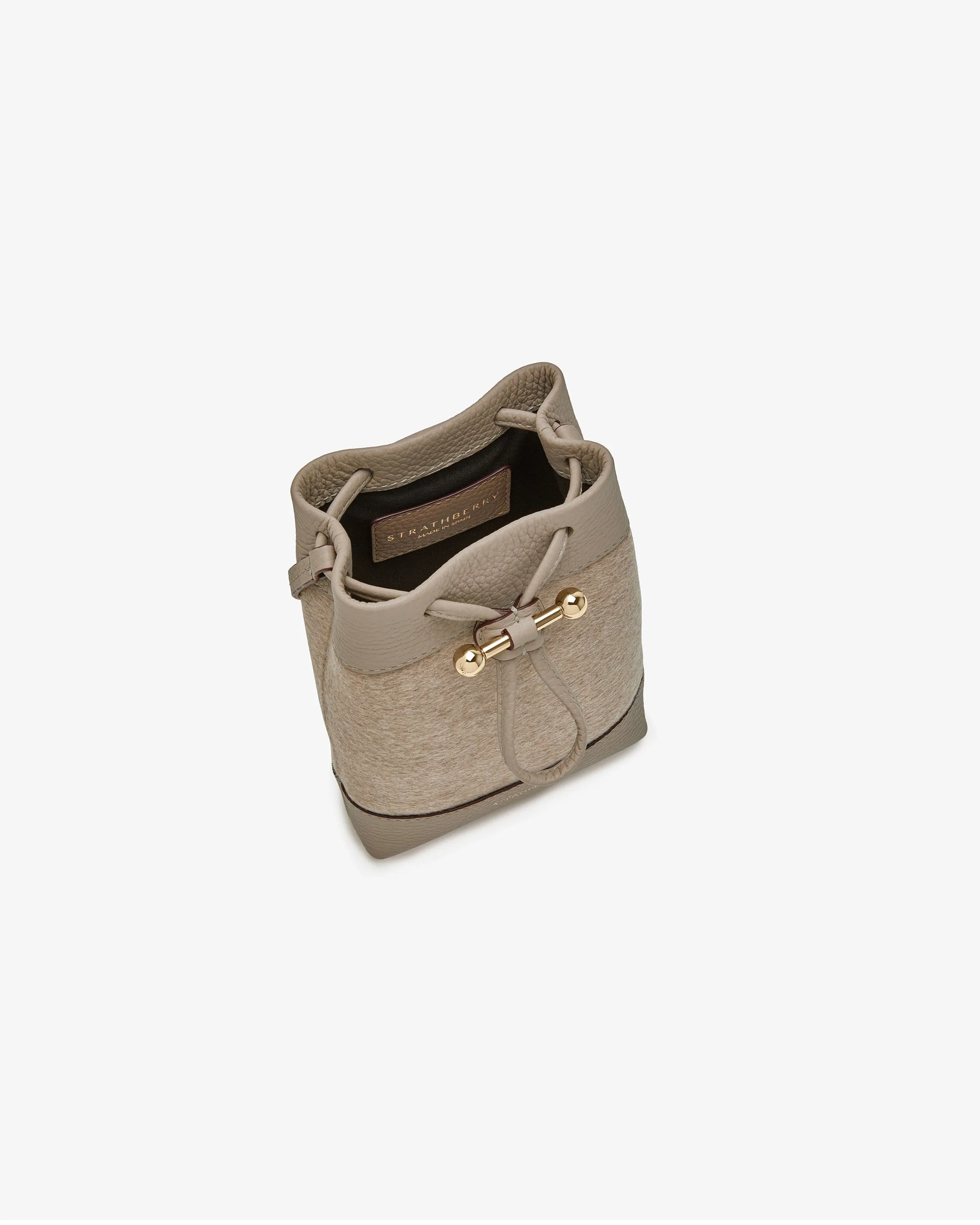 Osette Midi Pouch - Cashmere Hessian/Mushroom