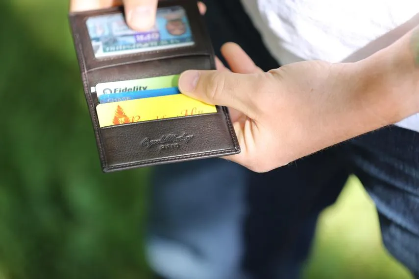 Osgoode Marley Leather Card Case with ID Pocket RFID