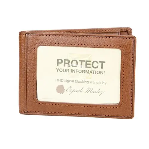 Osgoode Marley Leather Men's Money Clip RFID