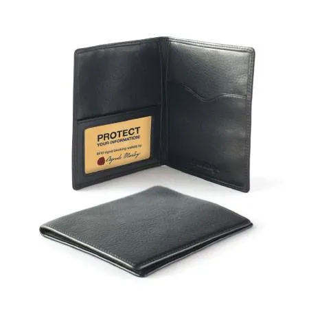 Osgoode Marley Leather Passport Cover RFID