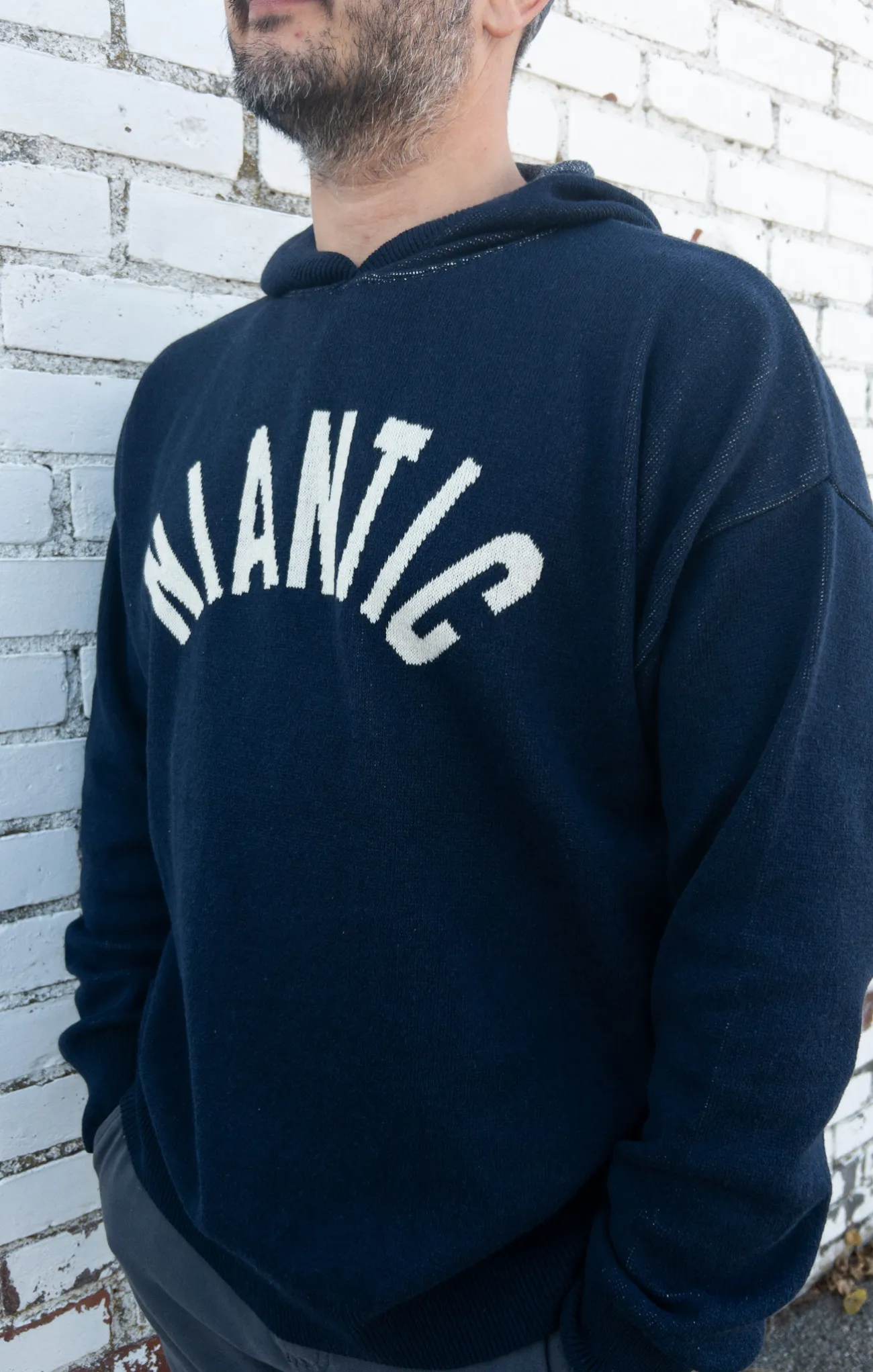 Oversized Niantic Knit Hoodie