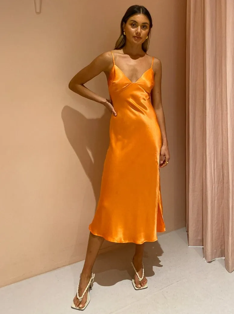 Ownley Dina Dress in Aperol Spritz