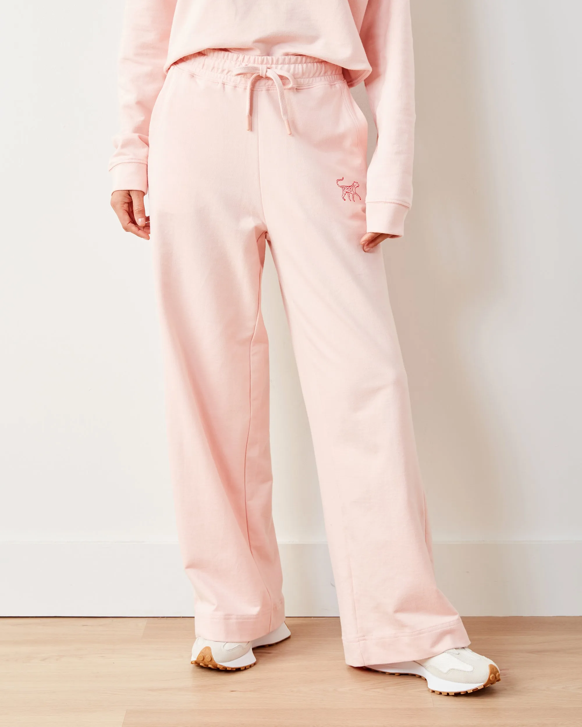 Pale Pink - Down Time Sweatpants - Sweatpants