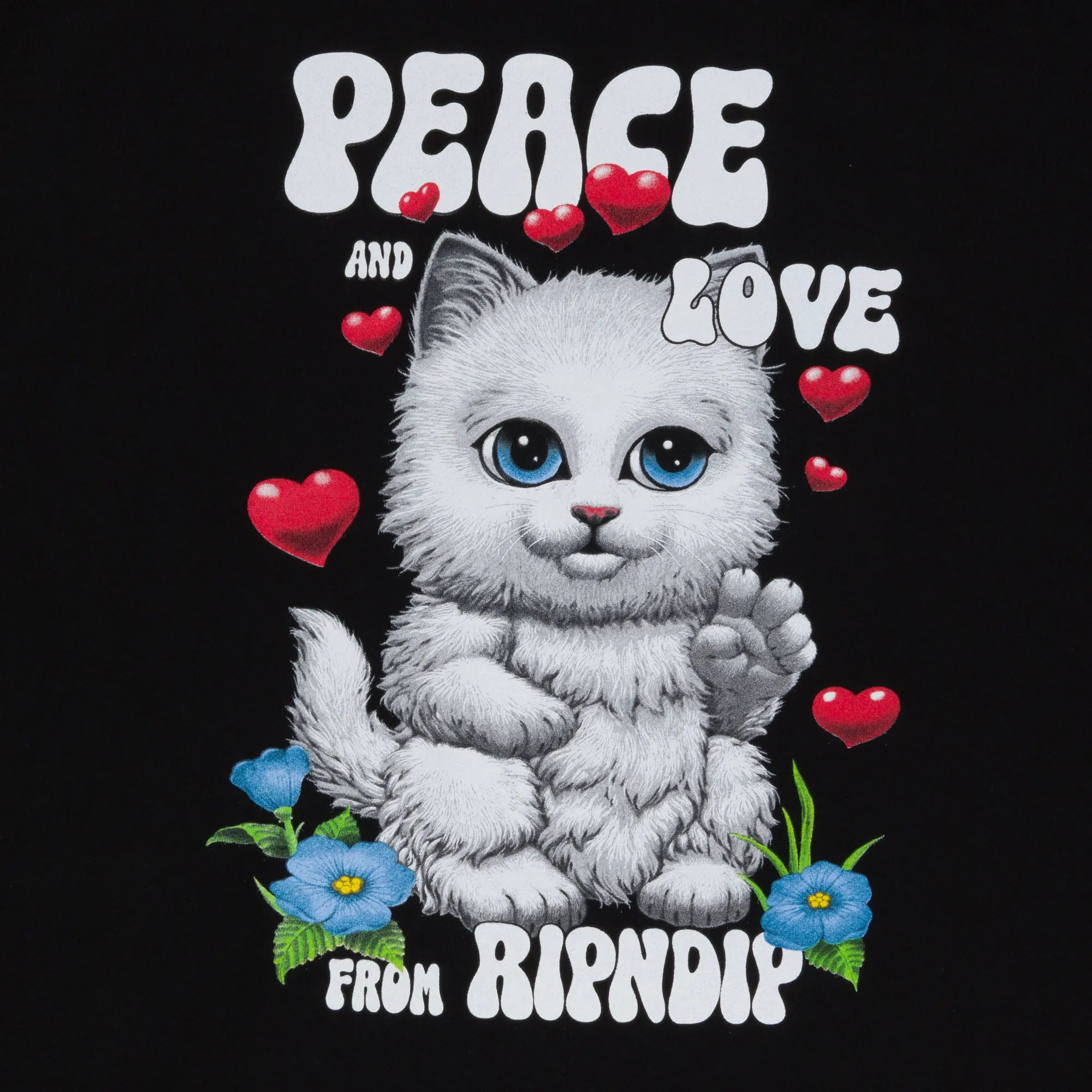 Peace Love Ripndip Hoodie (Black)