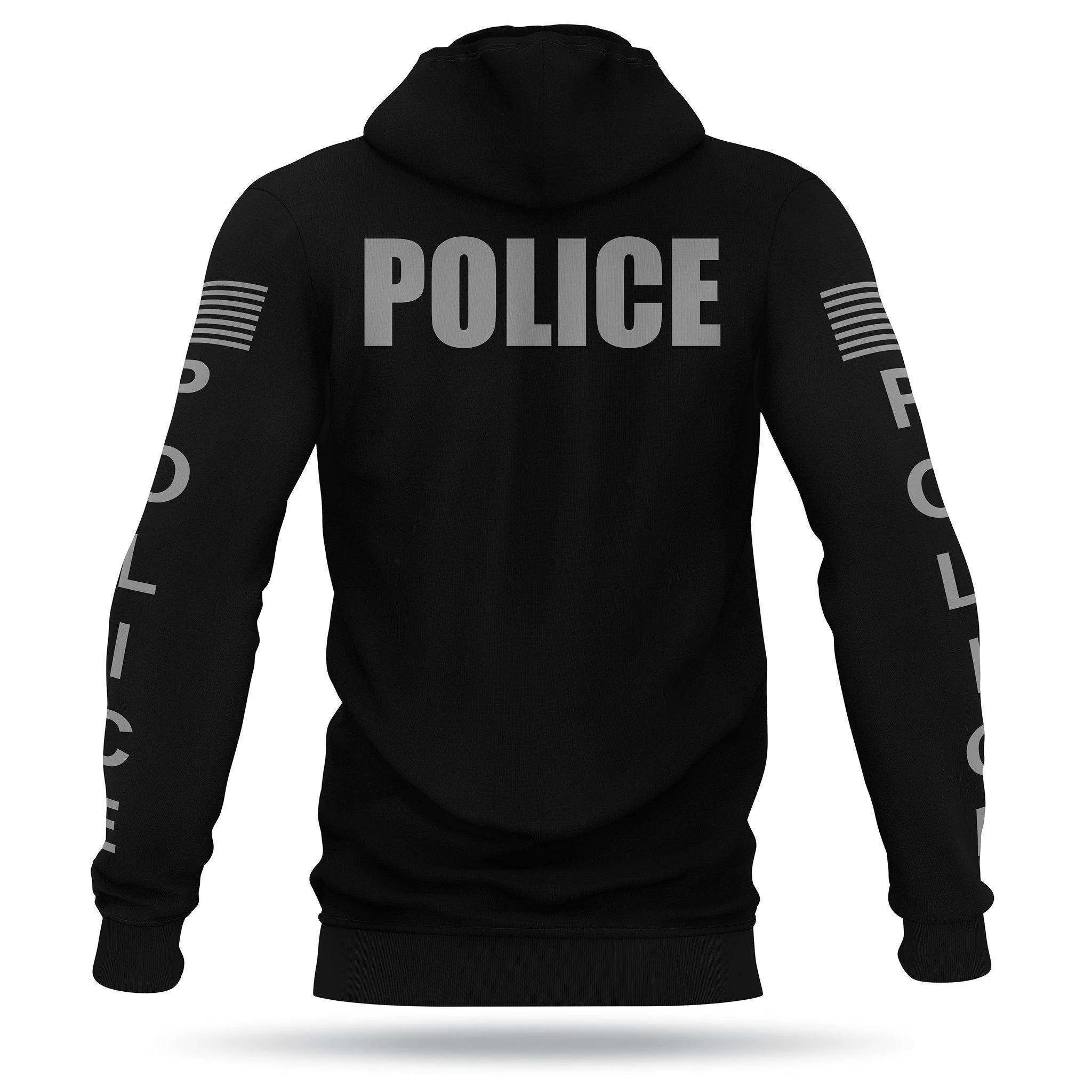 [POLICE] Performance Hoodie [BLK/GRY]