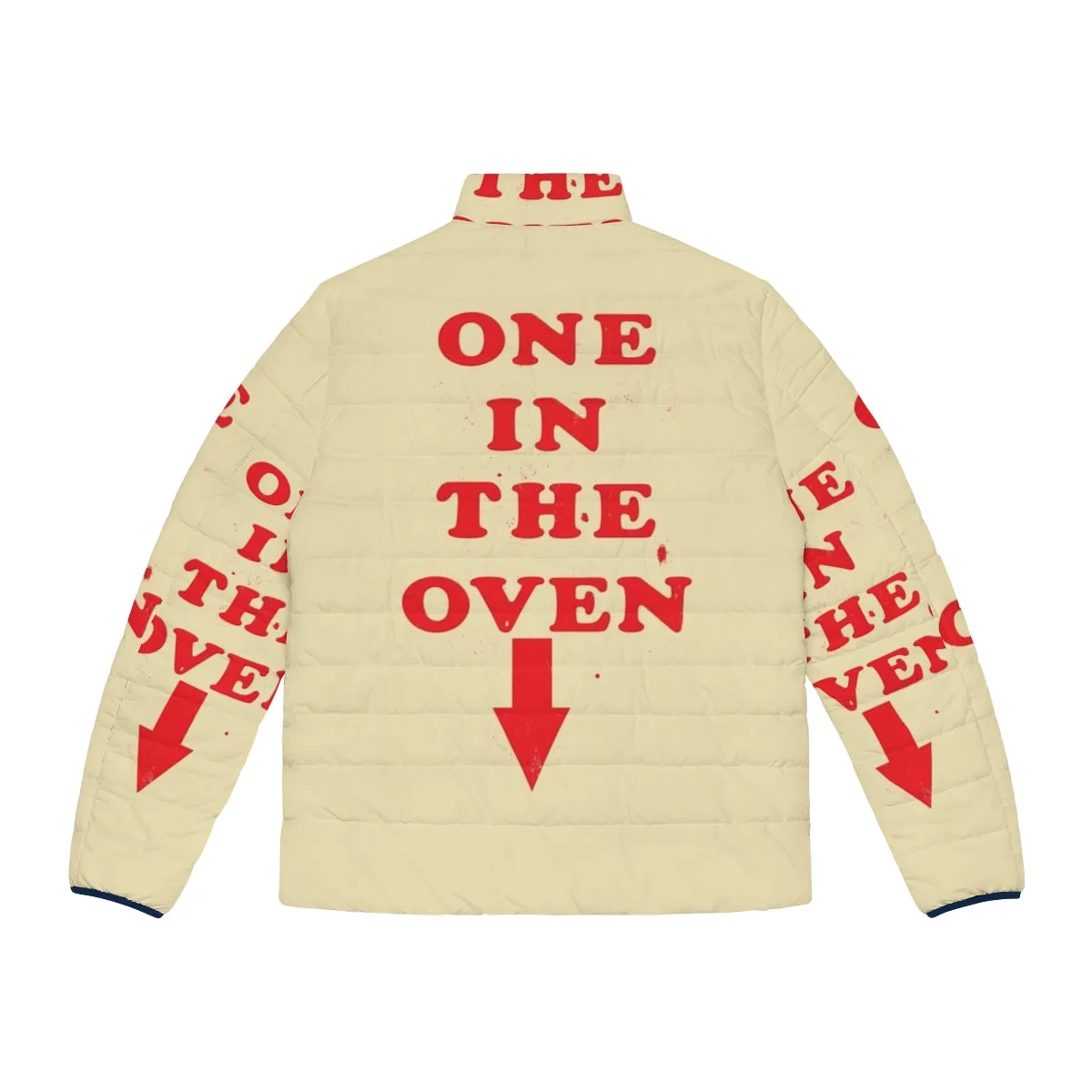 "One In The Oven" Retro Police Academy Puffer Jacket