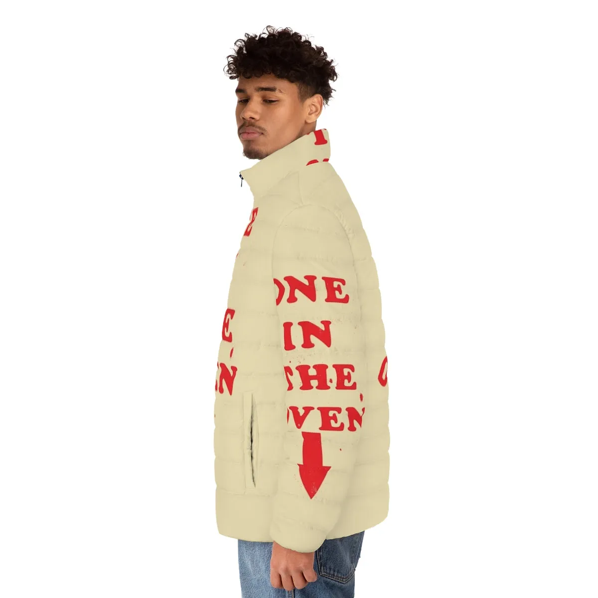 "One In The Oven" Retro Police Academy Puffer Jacket