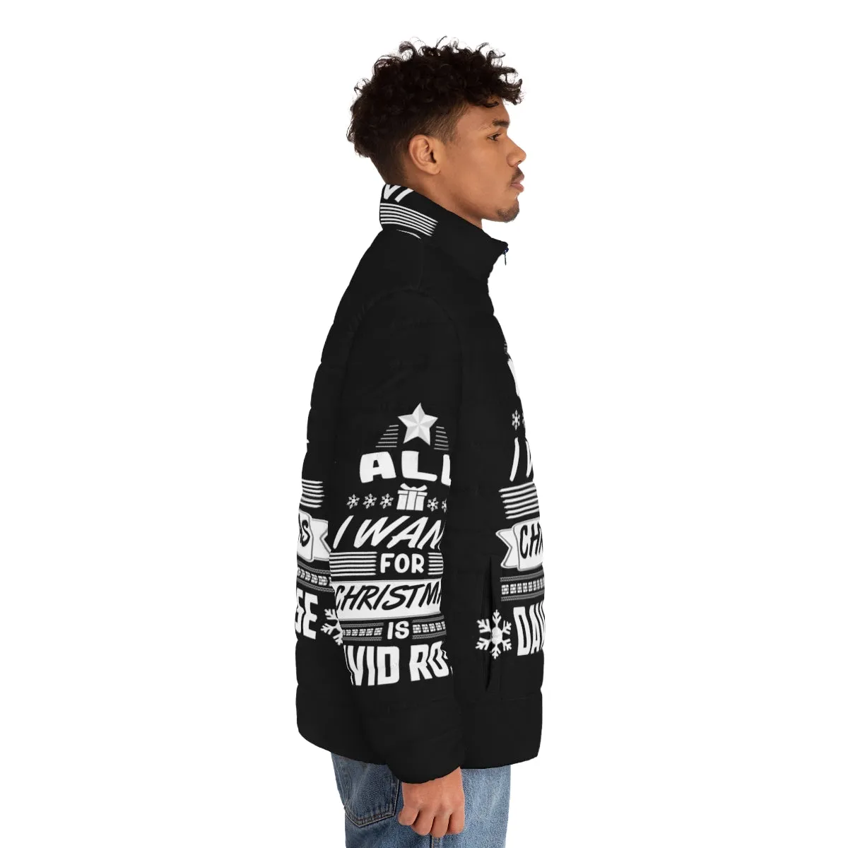 "Schitt's Creek David Rose Christmas Puffer Jacket"