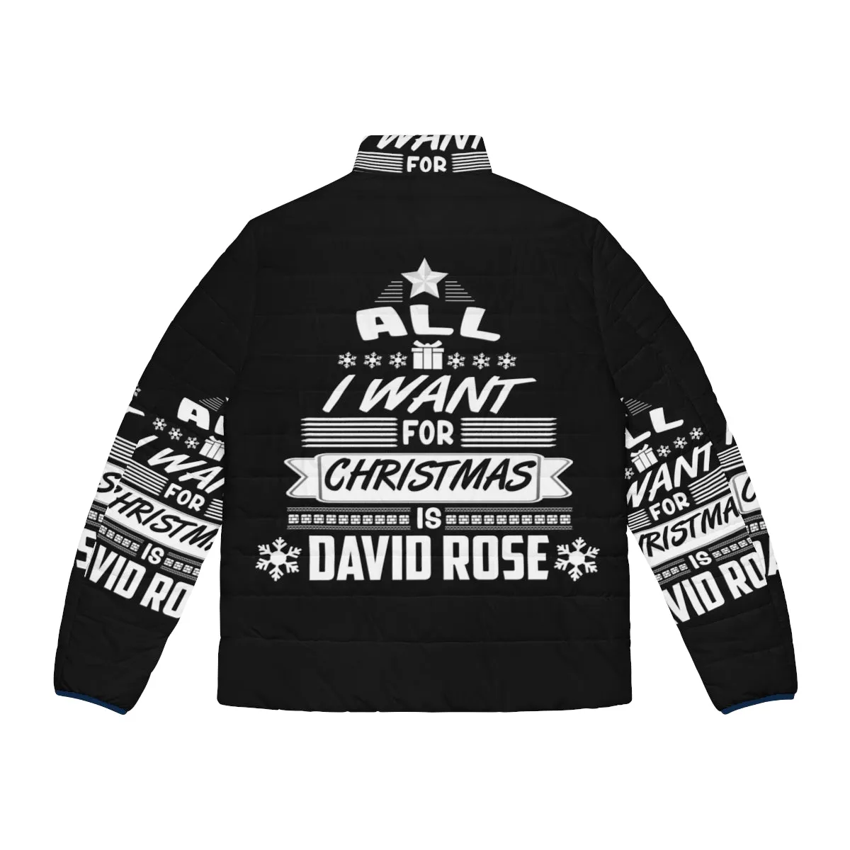 "Schitt's Creek David Rose Christmas Puffer Jacket"