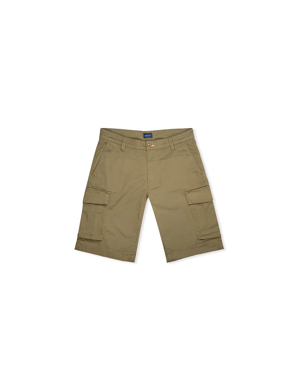 Relaxed Twill Cargo Shorts Juniper Green