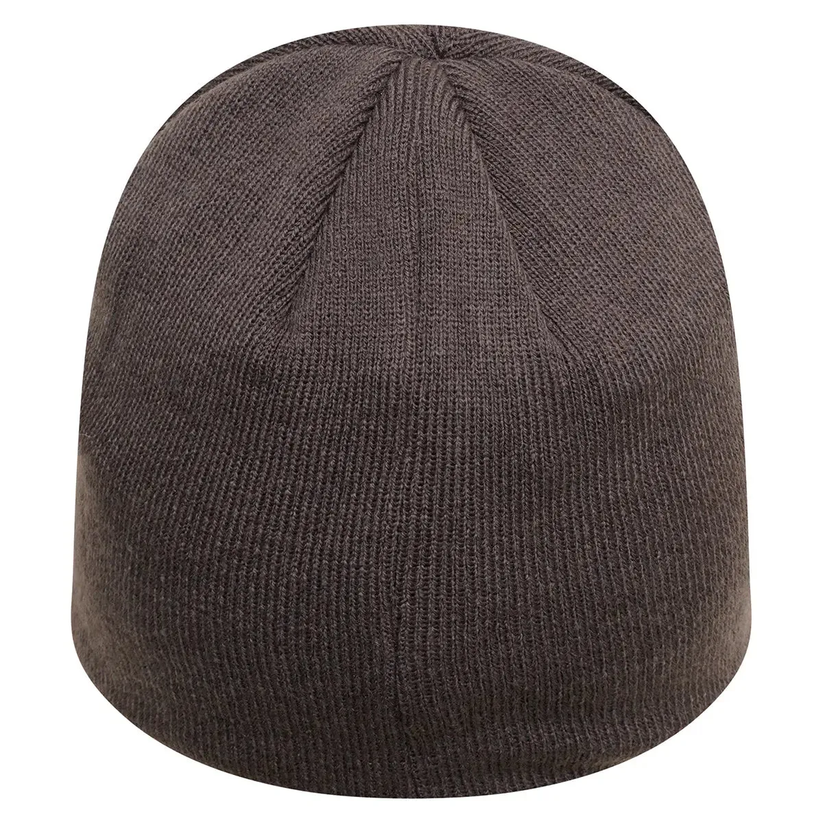 Rethink Embroidered Beanie Hat - Ebony Grey