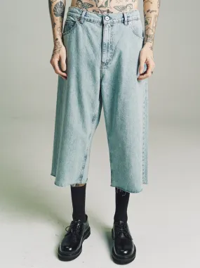 Rider Wash Denim Capri Cut