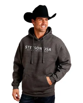 Sale ✨Stetson USA Men's Distressed Grey Hoodie