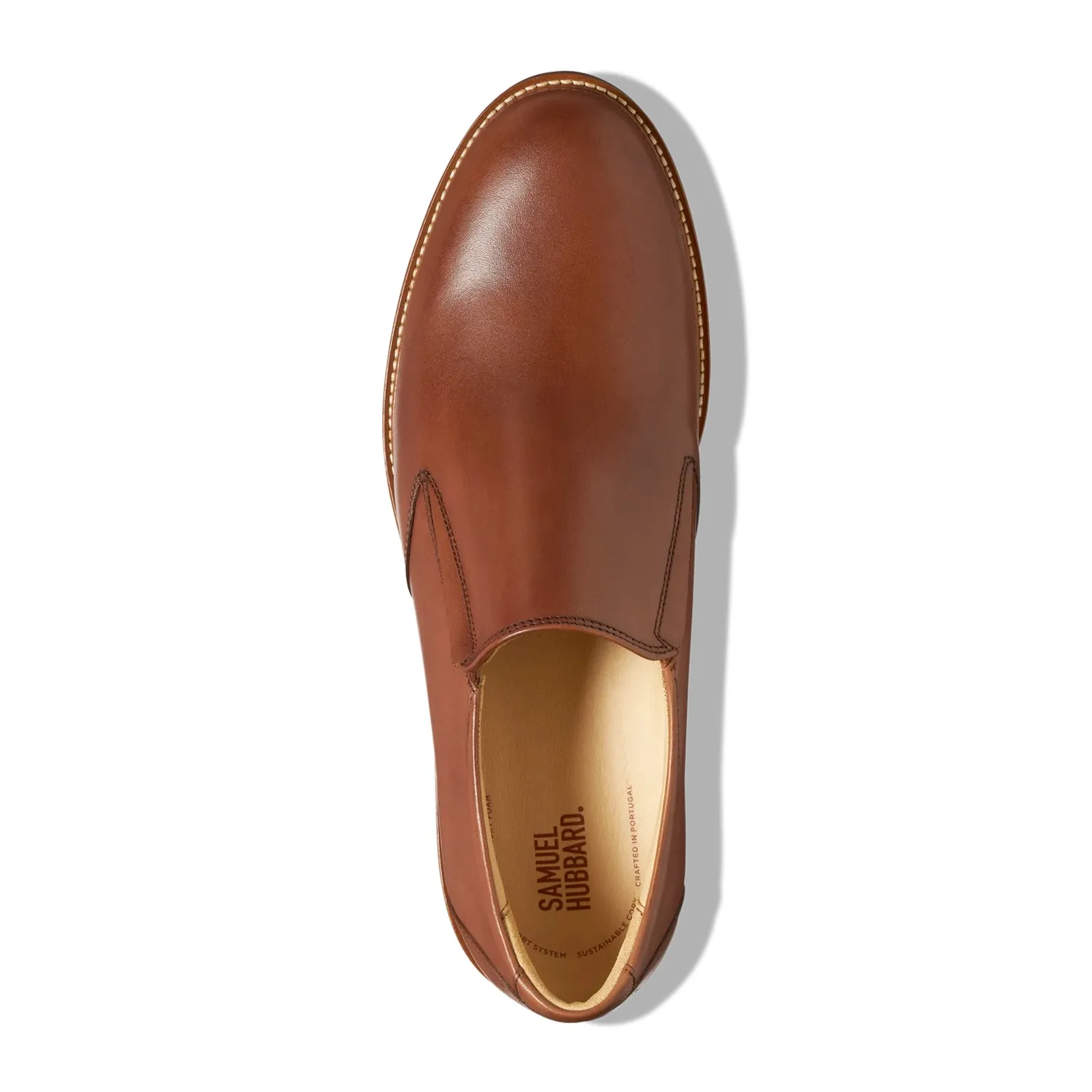 Samuel Hubbard Frequent Traveler Loafer (Men) - Whiskey Tan Leather