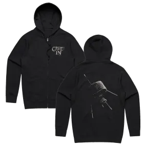 Satellite Zip Up Hoodie (Black)