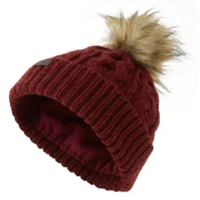 Schoffel Bakewell Ladies Bobble Hat - Damson