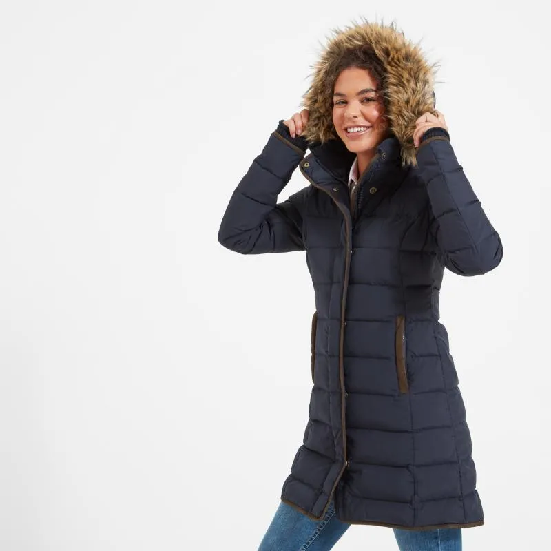 Schoffel Mayfair II Ladies Down Coat - Midnight