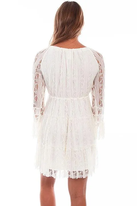 Scully Women’s Ivory Lace Dress HC81