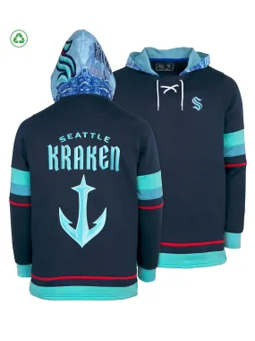 Seattle Kraken Lace-Up Hoodie