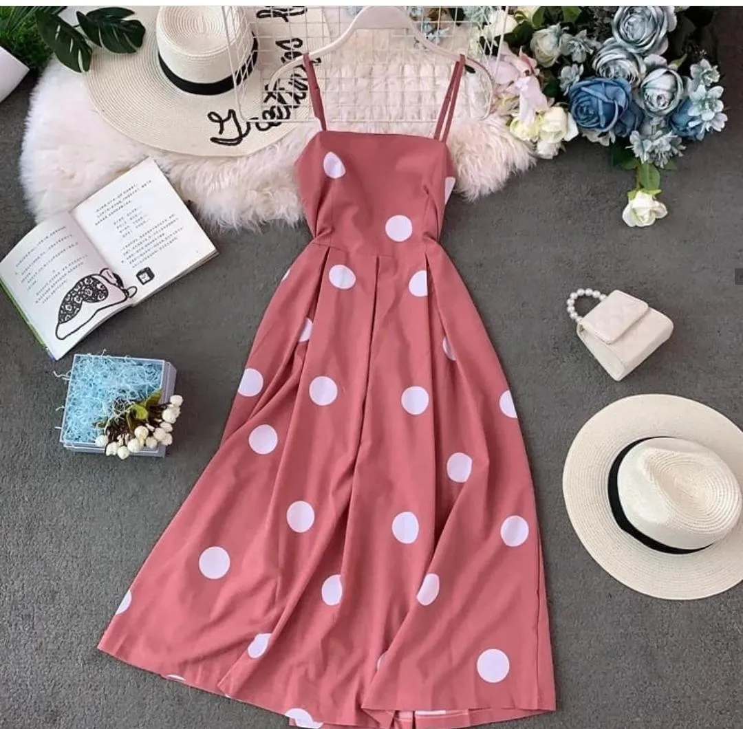 Sesta Polka Midi Dress