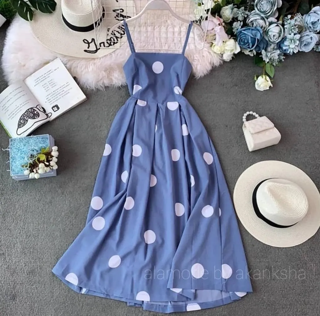 Sesta Polka Midi Dress