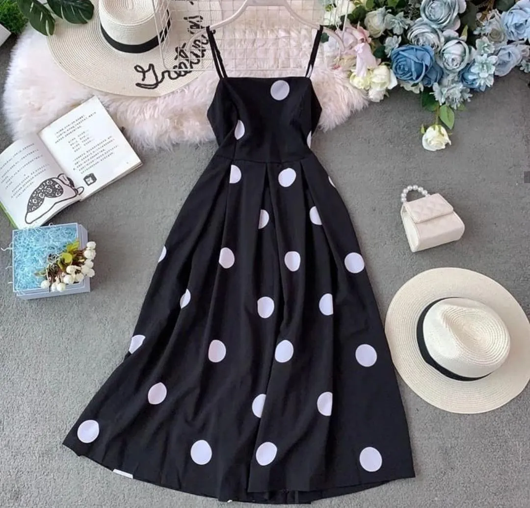 Sesta Polka Midi Dress