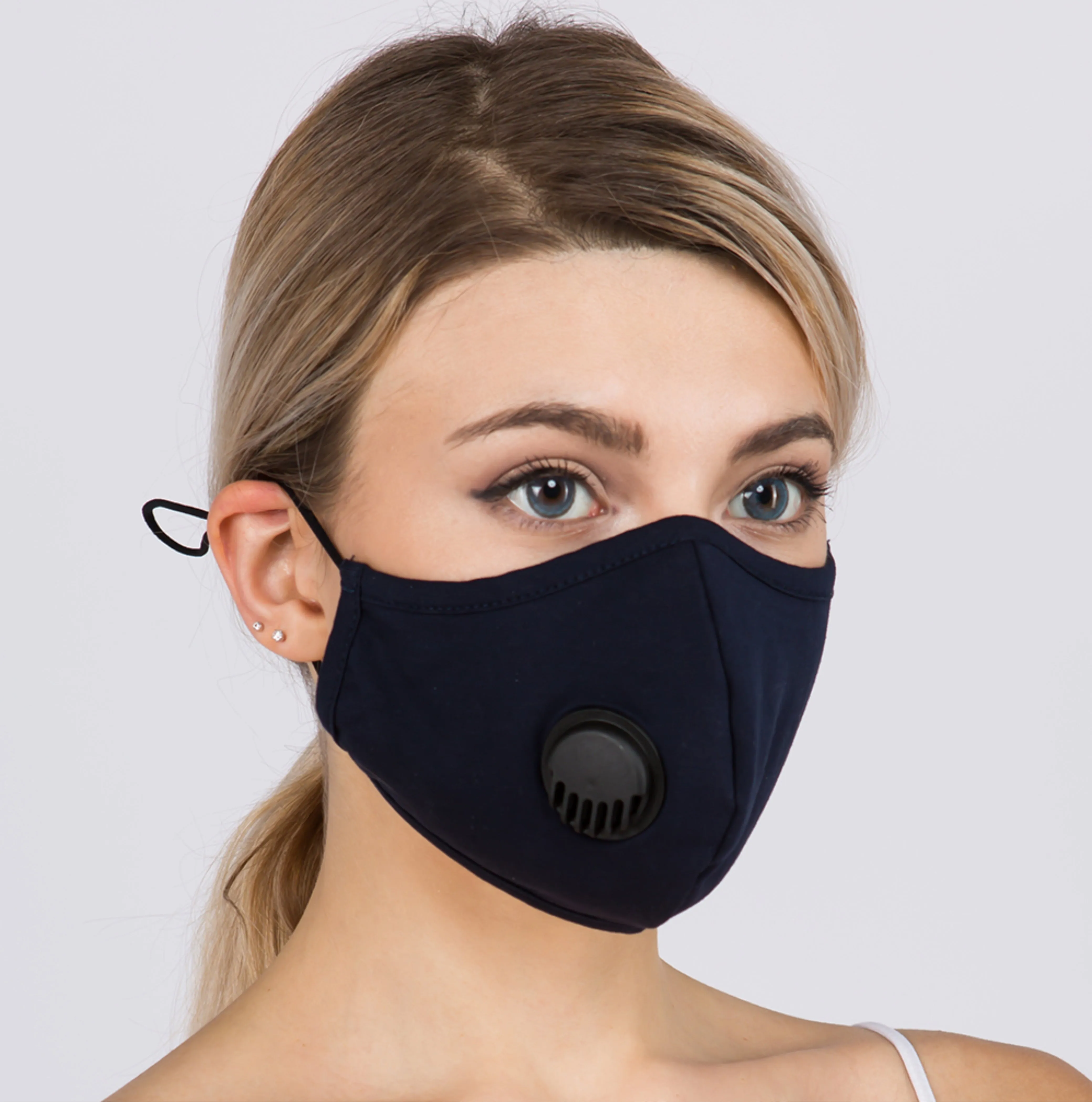 SILVER-ION REUSABLE FACE MASK WITH VALVE