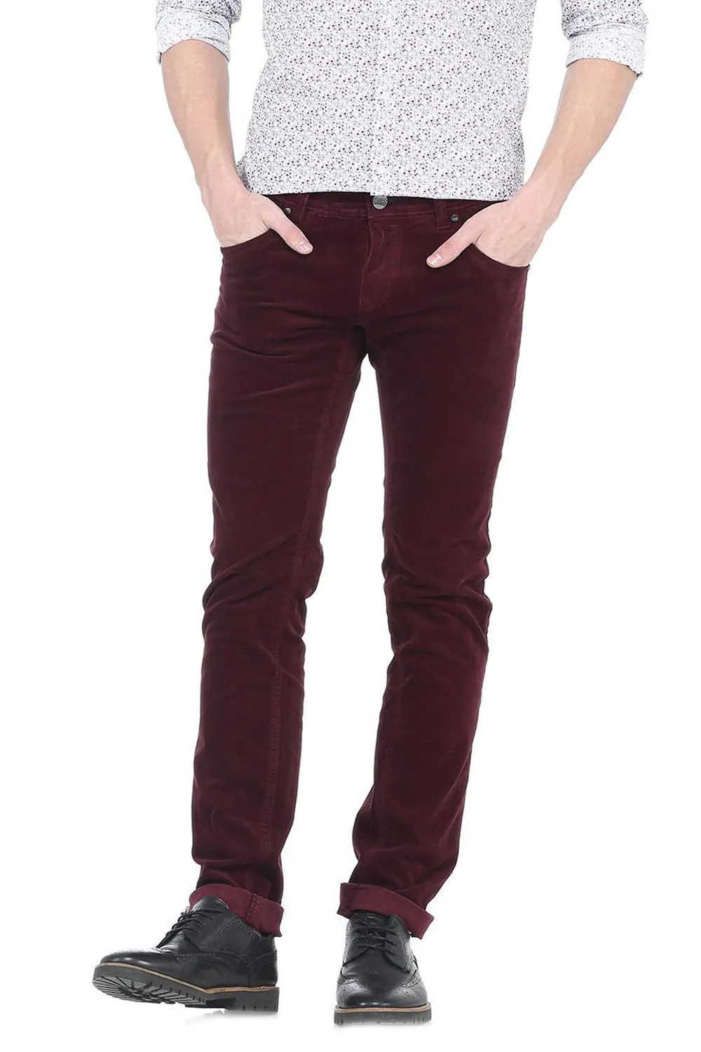 Skinny Fit Corduroy Stretch Trouser